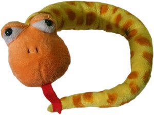 Мягкие игрушки: Змея желтая, 53 см, Devilon