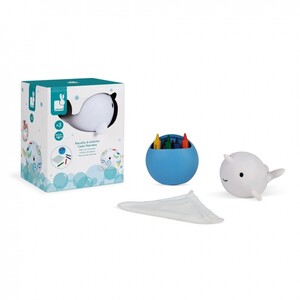 Развивающие игрушки: Игрушка для купания Janod Рисование. Нарвал J04726