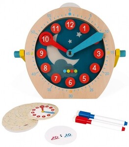 Часы и время года: Развивающая игрушка Janod Учимся называть время J05076