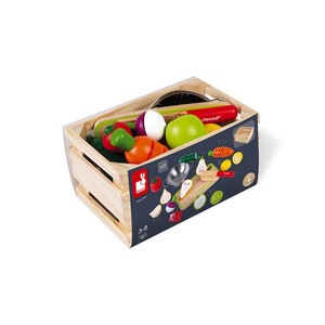 Игрушечная посуда и еда: Игровой набор Janod «Овощи и фрукты» J06607