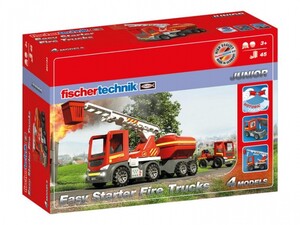 Пластмассовые конструкторы: Конструктор серии Junior Easy Starter «Пожарные машины: 4 модели», fischertechnik