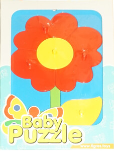 Пазлы и головоломки: Развивающая игрушка Цветок Baby puzzles, Wader
