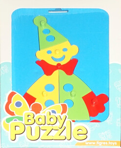 Рамки с вкладышами: Развивающая игрушка Клоун Baby puzzles, Wader