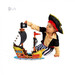 Игровой набор «Корабль пиратов 3D» J08579, Janod дополнительное фото 7.