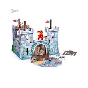 Будиночки і меблі: Ігровий набір «Укріплений замок 3D» J08582, Janod