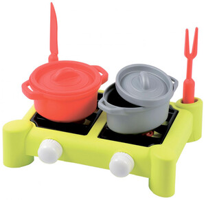 Сюжетно-рольові ігри: Плита і посуд (7 аксесуарів), ігровий набір, Ecoiffier