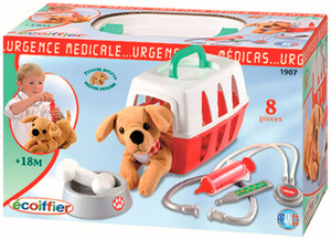 Игры и игрушки: Игровой набор Ветеринарная клиника с переноской для щенка