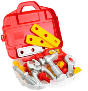 Игры и игрушки: Кейс с инструментами (20 предметов), Ecoiffier