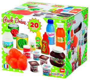 Магазин: Набір продуктів в коробці (20 аксесуарів)