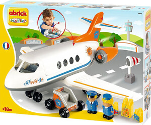 Игры и игрушки: Конструктор Реактивный самолет с людьми и грузом Abrick