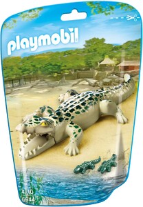 Конструкторы: Аллигатор с детенышами (6644), Playmobil