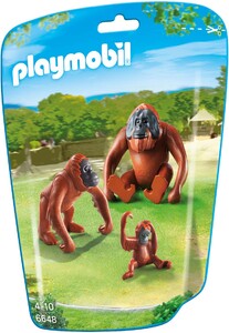 Ігри та іграшки: Семья орангутангов (6648), Playmobil