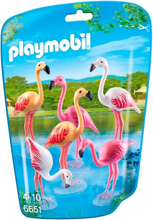 Птицы: Стая фламипнго (6651), Playmobil