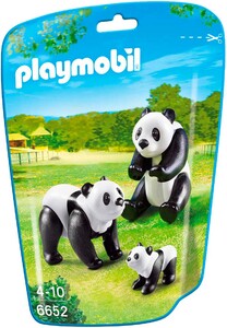 Фигурки: Семья панд (6652), Playmobil