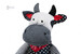 Корова/Бык (черно-белый), 30 см, Same Toy дополнительное фото 3.