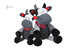 Корова/Бык (черно-белый), 30 см, Same Toy дополнительное фото 4.