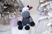 Корова/Бык (черно-белый), 30 см, Same Toy дополнительное фото 6.