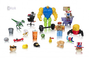 Ігри та іграшки: Набір ігрових фігурок Feature Environmental Set Meme Pack W8, Jazwares Roblox