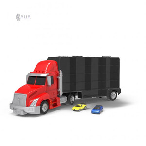 Ігри та іграшки: Вантажівка-транспортер Turbocharge + 2 машинки, DRIVEN