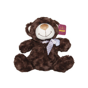 Мягкая игрушка Медведь коричневый, 33 см, GranD