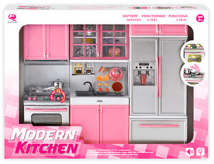 Игры и игрушки: Кухня кукольная (47,5 х 35 см.), QunFengToys
