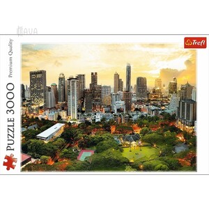 Игры и игрушки: Пазл «Закат в Бангкоке», 3000 эл., Trefl