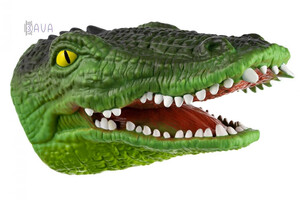 Ігри та іграшки: Іграшка-рукавичка Крокодил, зелений, Same Toy