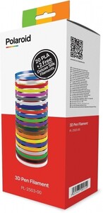 Набор нитей 1.75 мм PLA для 3D ручки Polaroid (22 цвета)