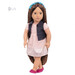 Лялька Кейлін (46 см) з волоссям, що росте, брюнетка, Our Generation дополнительное фото 1.