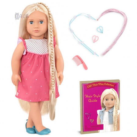 Ляльки: Лялька Хейлі (46 см) з волоссям, що росте, білявка, Our Generation