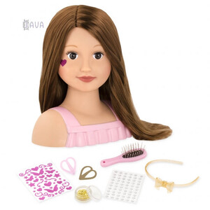 Игровые наборы: Кукла-манекен Модный парикмахер, брюнетка, Our Generation