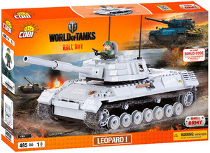 Пластмасові конструктори: Конструктор Танк Leopard I, World of Tanks, Cobi
