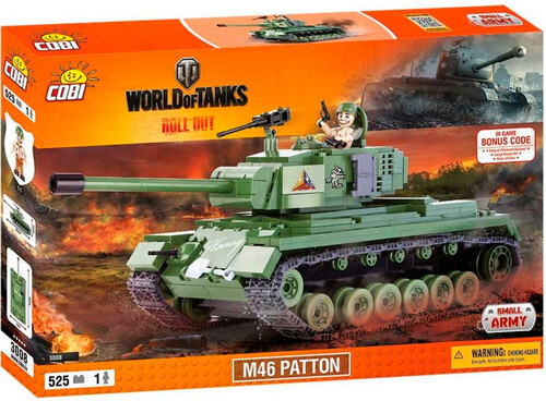 Військова техніка: Конструктор Танк M46 Patton, World of Tanks, Cobi