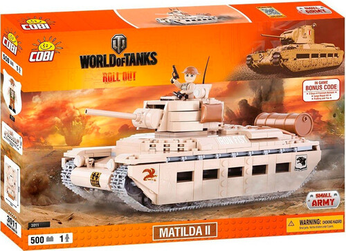 Пластмассовые конструкторы: Конструктор Танк Matilda II, World of Tanks, Cobi