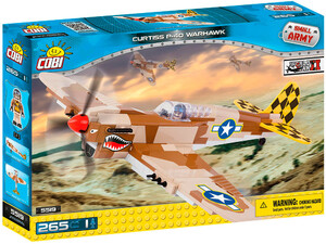 Ігри та іграшки: Конструктор Літак Curtiss P-40 Warhawk, серія Small Army, Cobi