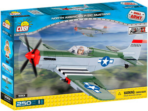 Ігри та іграшки: Конструктор Літак North American P-51C Mustang, серія Small Army, Cobi