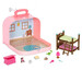 Игровой набор «Кейс розовый: двухъярусная кровать с аксессуарами», Li'l Woodzeez дополнительное фото 1.