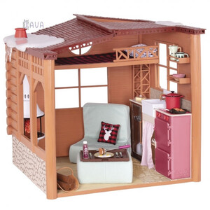 Домики и мебель: Игровой набор «Дом с аксессуарами Cozy Cabin», Our Generation