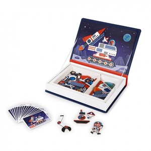 Игры и игрушки: Магнитная книга Janod Космос J02589