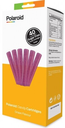 Товары для рисования: Набор картриджей для 3D ручки Polaroid Candy Pen, виноград, фиолетовый (40 шт)