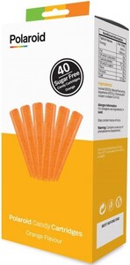 Набір картриджів для 3D ручки Polaroid Candy Pen, апельсин, помаранчевий (40 шт)