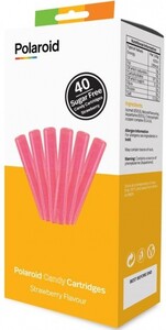 Набір картриджів для 3D ручки Polaroid Candy Pen, полуниця, рожевий (40 шт)