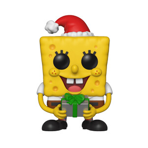 Игры и игрушки: Игровая фигурка Funko Pop! серии «Губка Боб Квадратные Штаны» — Новогодний Губка Боб