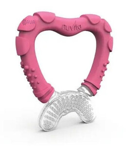 Погремушки и прорезыватели: Грызунок-прорезыватель для зубов Nuvita 4м+ розовый