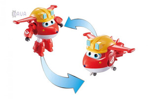 Ігри та іграшки: Ігрова фігурка-трансформер Super Wings Transforming Build-It Jett, Джетт-будівельник