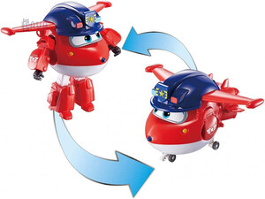 Ігри та іграшки: Ігрова фігурка-трансформер Super Wings Transforming Police Jett, Джетт-поліцейський