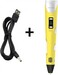 Ручка 3D Dewang D_V2_Yellow желтая, высокотемпературная дополнительное фото 2.