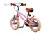 Дитячий велосипед Miqilong RM Рожевий 12` дополнительное фото 5.
