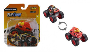Ігри та іграшки: Машинка-трансформер Flip Cars 2 в 1 Монстр-трак Лев