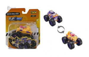 Ігри та іграшки: Машинка-трансформер Flip Cars 2 в 1 Монстр-трак Горила